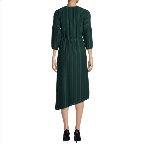 Liz Claiborne 3/4 Sleeve Midi A-Line Dress - Picture 3 of 6